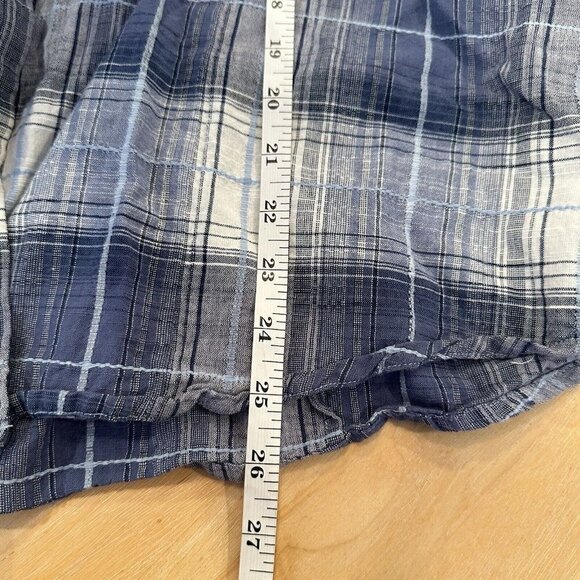 Vintage Angelique Women’s Long Sleeve Plaid Checked Button‎ Up Shirt Size 3X - Picture 9 of 9